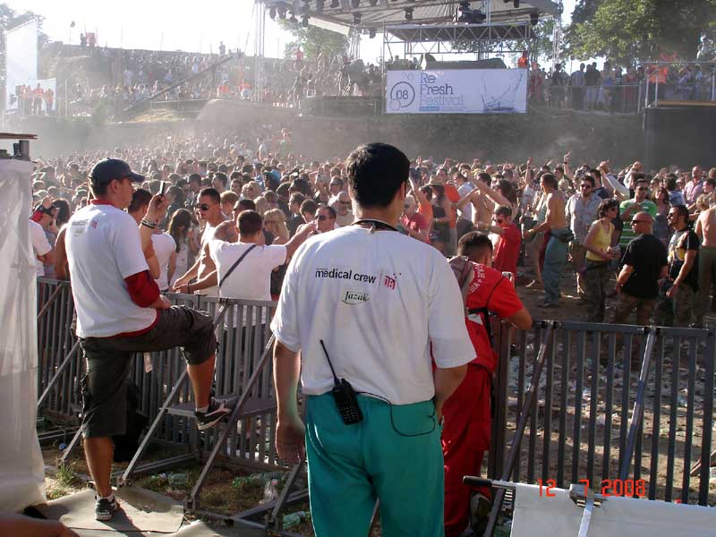 10.-13.07.2008. EXIT08 Sanitetsko obezbeđenje festivala