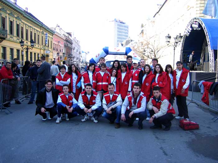 Sanitetsko obezbeđenje 13. Međunarodni “Novosadski NIS polumaraton” 26.mart 2006.g.